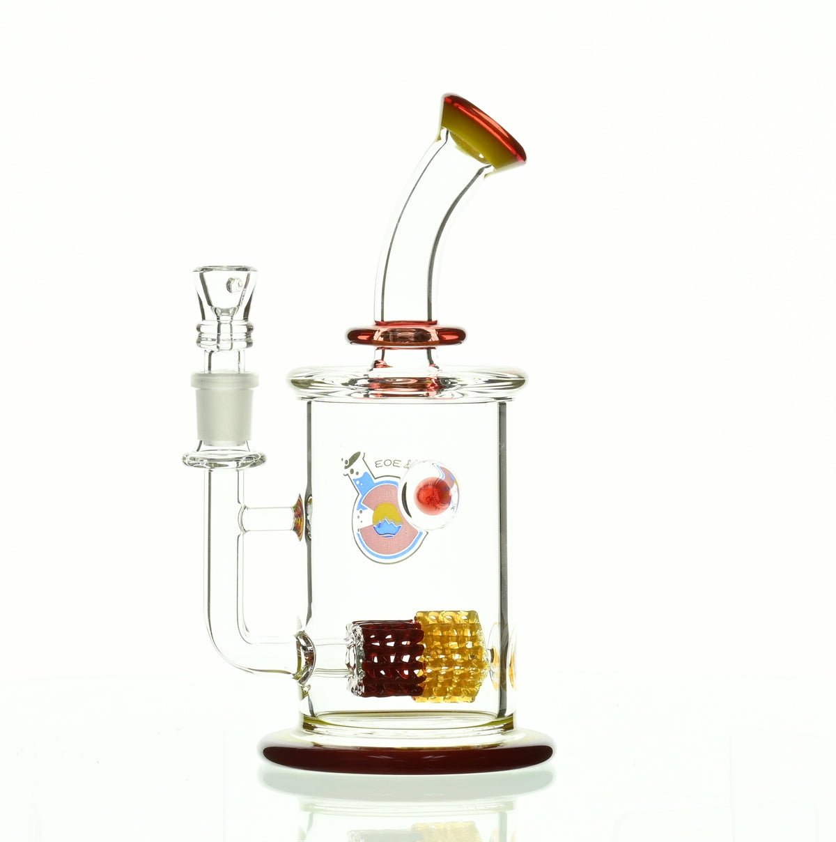 GLASSLAB 303 CAM 04 INLINE MATRIX RED/CANARY - Smoke Spot Smoke Shop