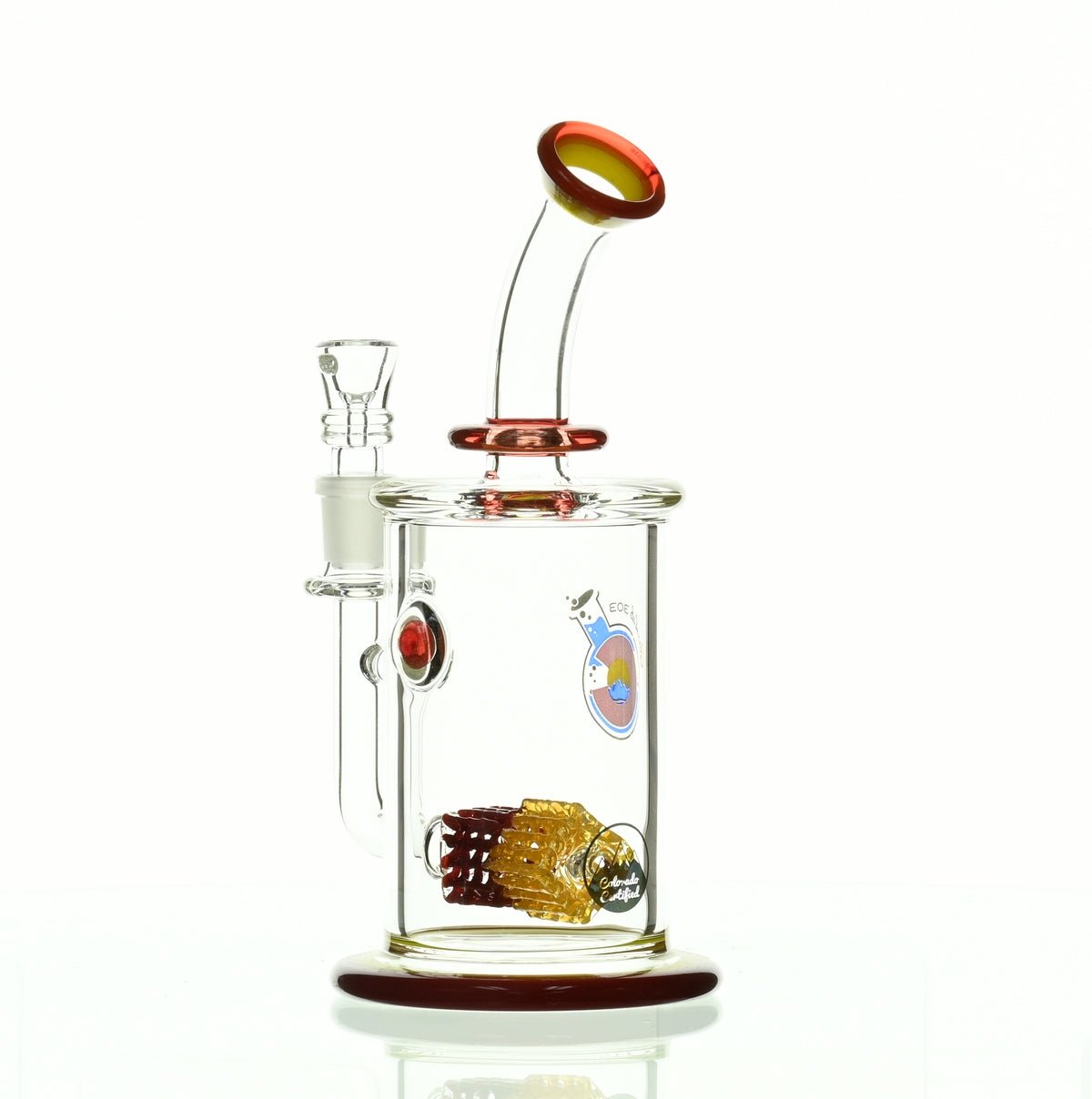 GLASSLAB 303 CAM 04 INLINE MATRIX RED/CANARY - Smoke Spot Smoke Shop