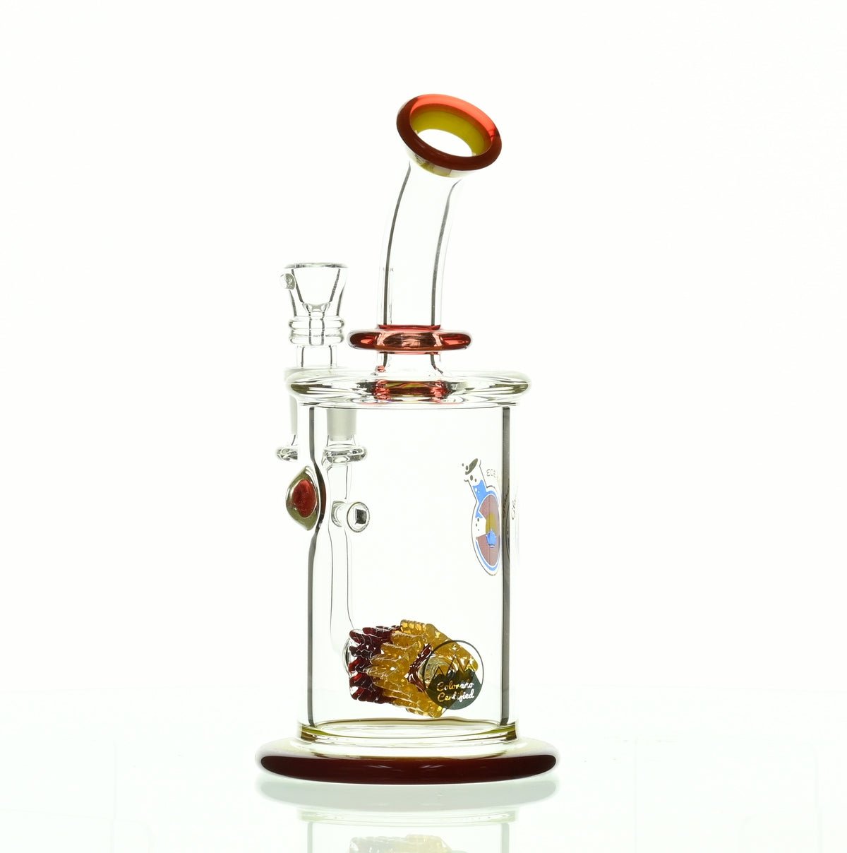 GLASSLAB 303 CAM 04 INLINE MATRIX RED/CANARY - Smoke Spot Smoke Shop