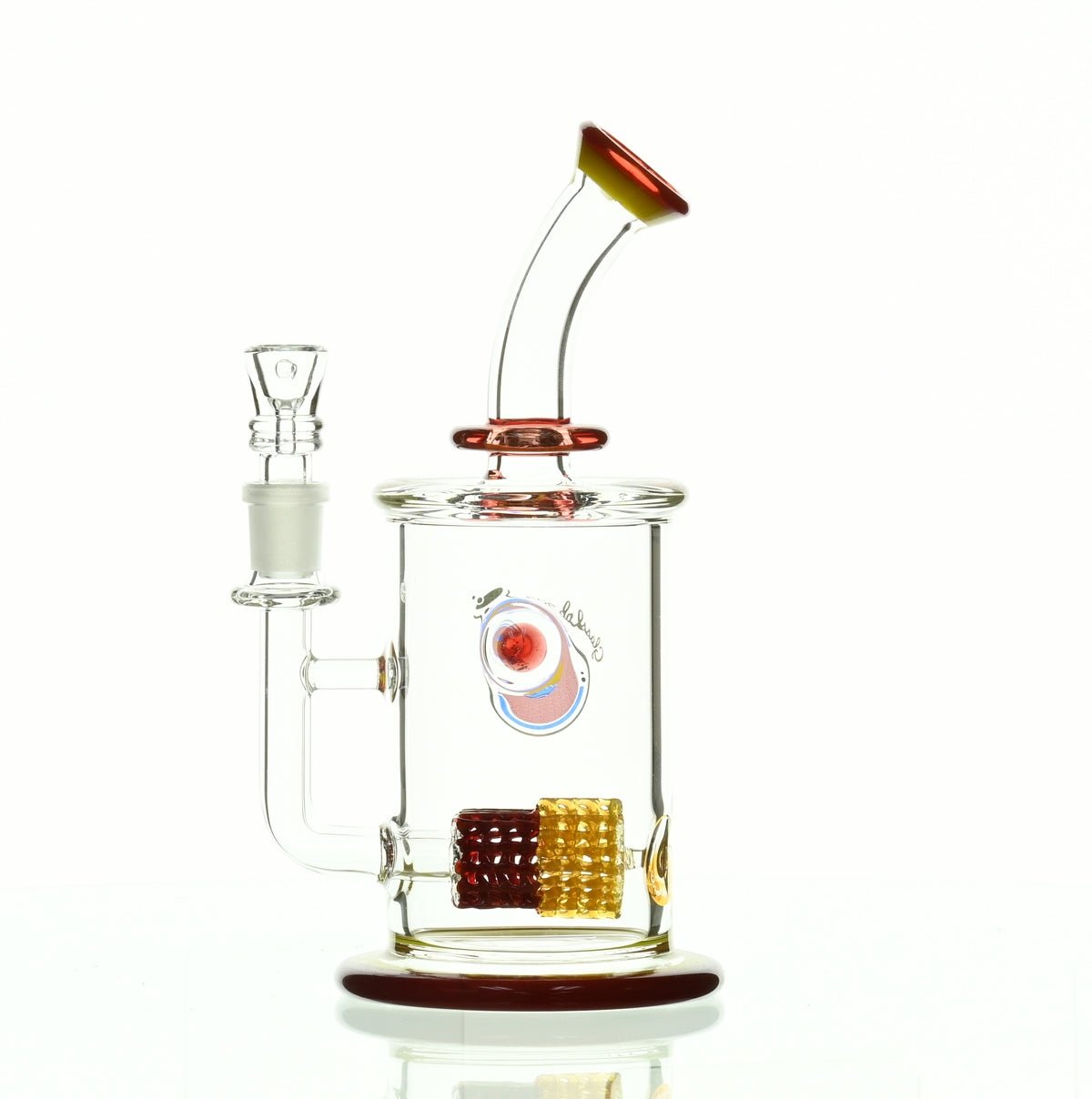 GLASSLAB 303 CAM 04 INLINE MATRIX RED/CANARY - Smoke Spot Smoke Shop