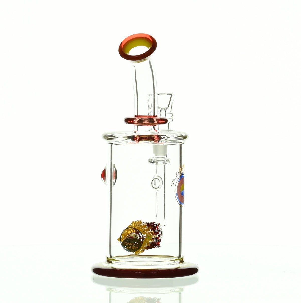 GLASSLAB 303 CAM 04 INLINE MATRIX RED/CANARY - Smoke Spot Smoke Shop