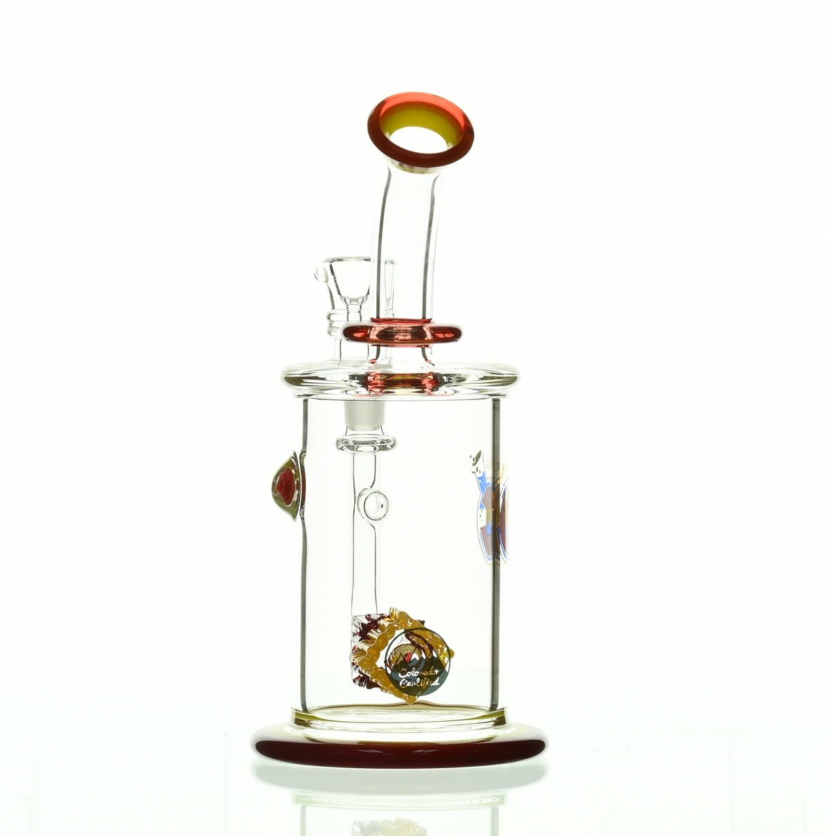 GLASSLAB 303 CAM 04 INLINE MATRIX RED/CANARY - Smoke Spot Smoke Shop