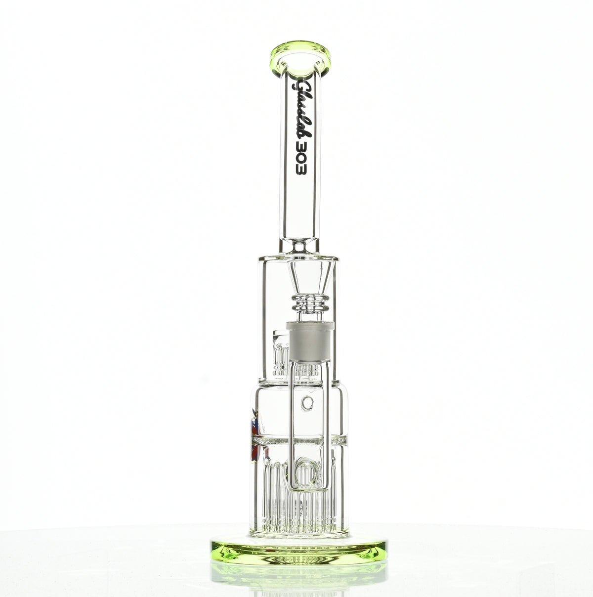 GLASSLAB 303 GLBCTR CLEAR GREEN ACCENTS - Smoke Spot Smoke Shop
