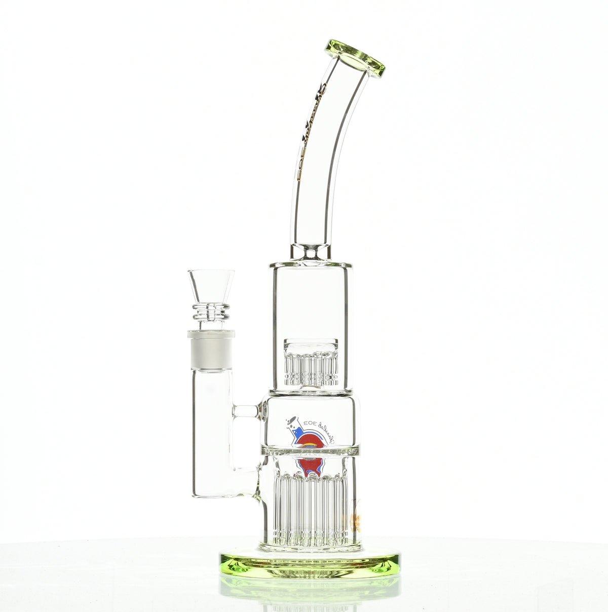 GLASSLAB 303 GLBCTR CLEAR GREEN ACCENTS - Smoke Spot Smoke Shop