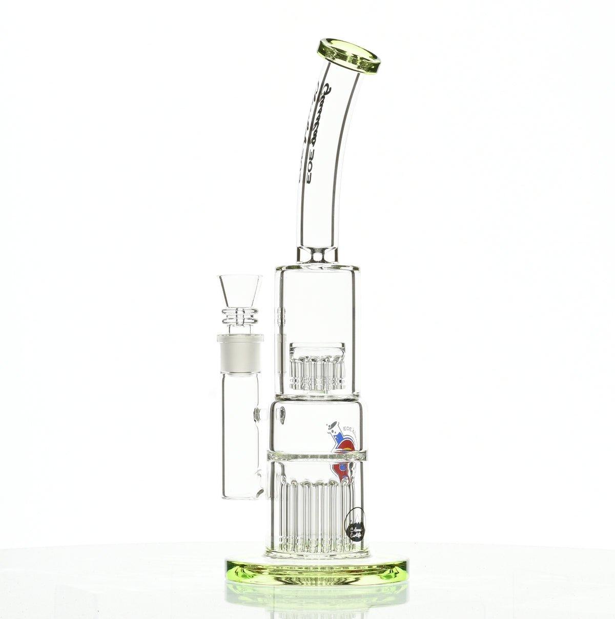 GLASSLAB 303 GLBCTR CLEAR GREEN ACCENTS - Smoke Spot Smoke Shop