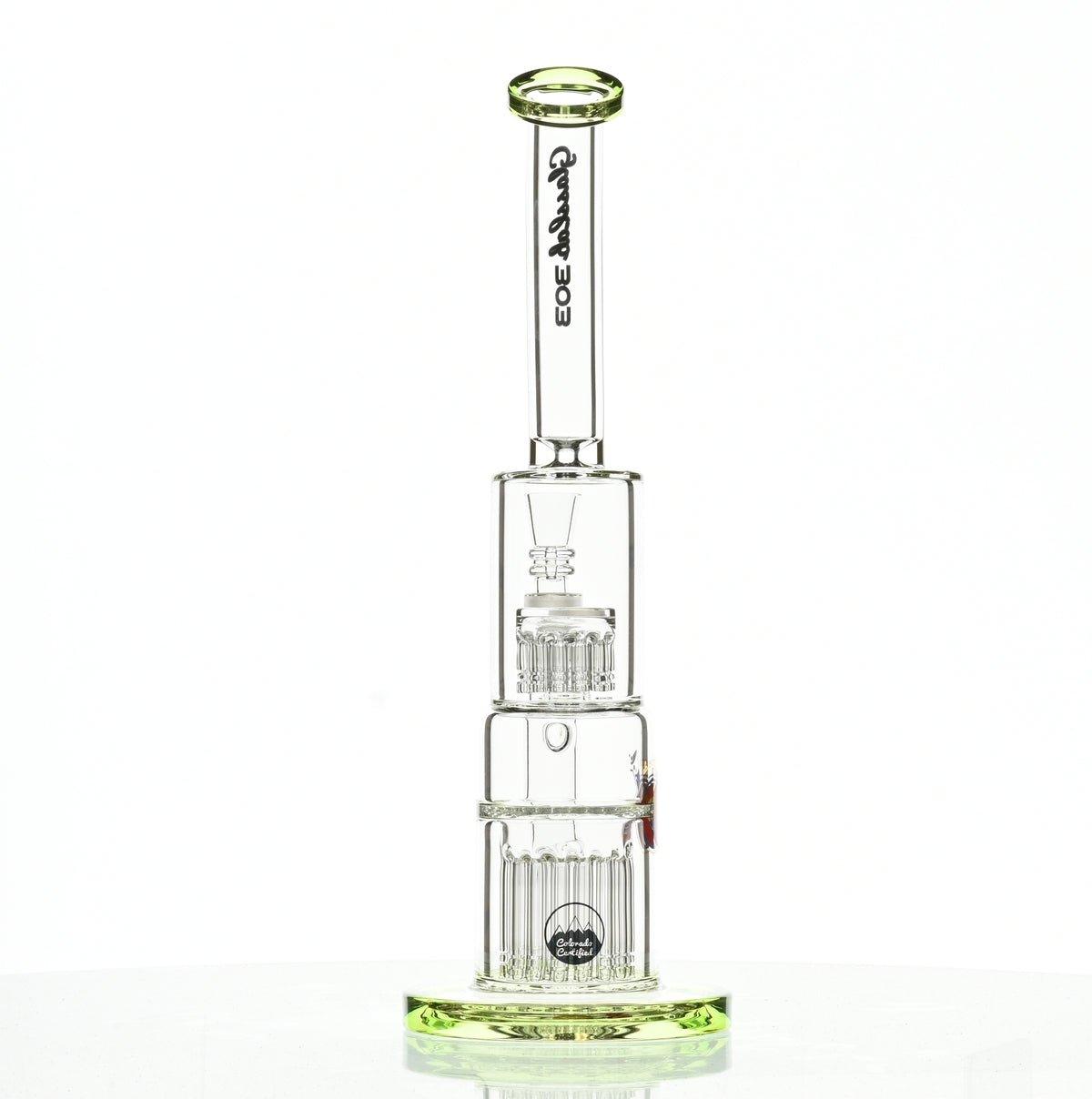 GLASSLAB 303 GLBCTR CLEAR GREEN ACCENTS - Smoke Spot Smoke Shop