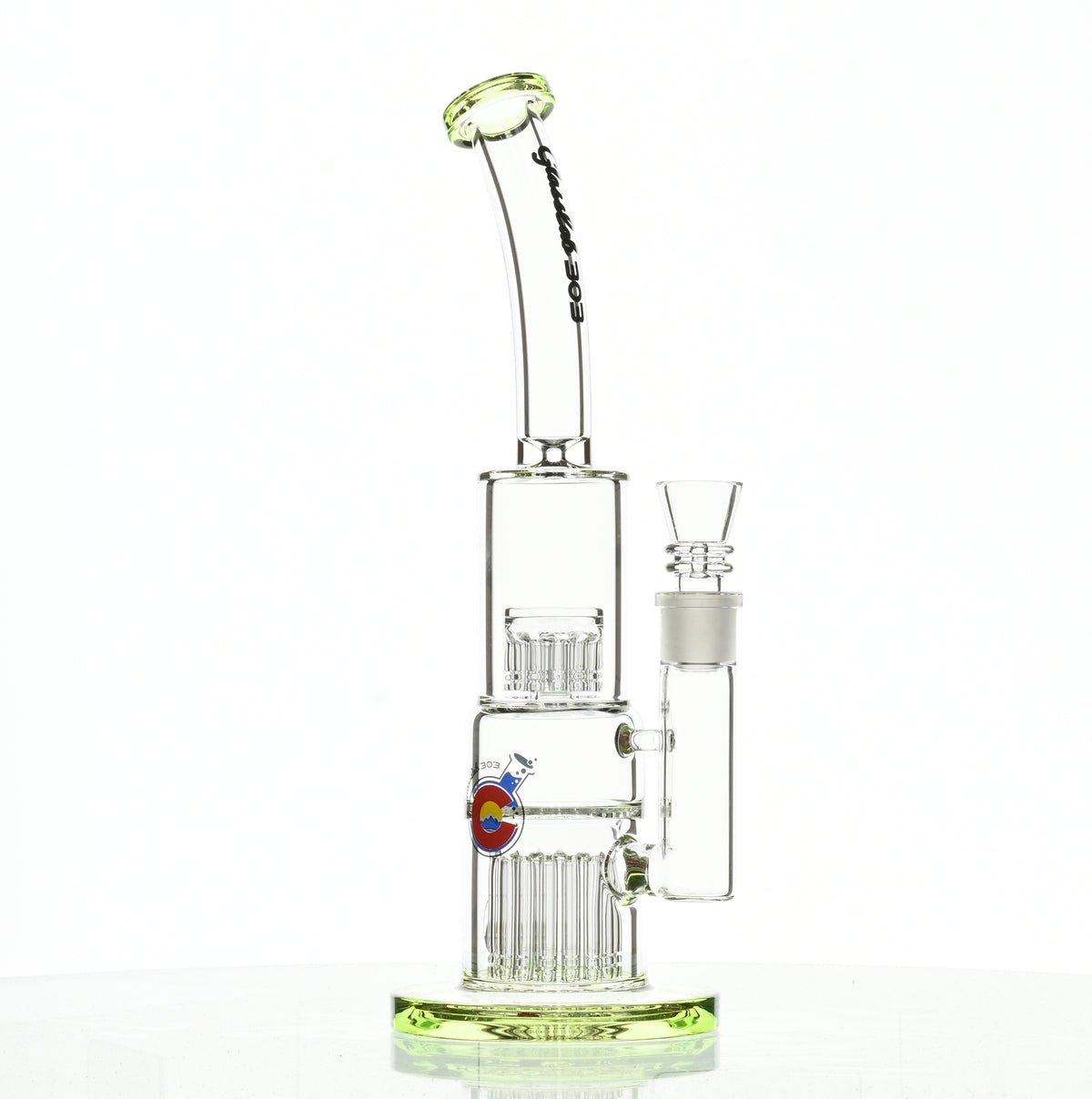 GLASSLAB 303 GLBCTR CLEAR GREEN ACCENTS - Smoke Spot Smoke Shop