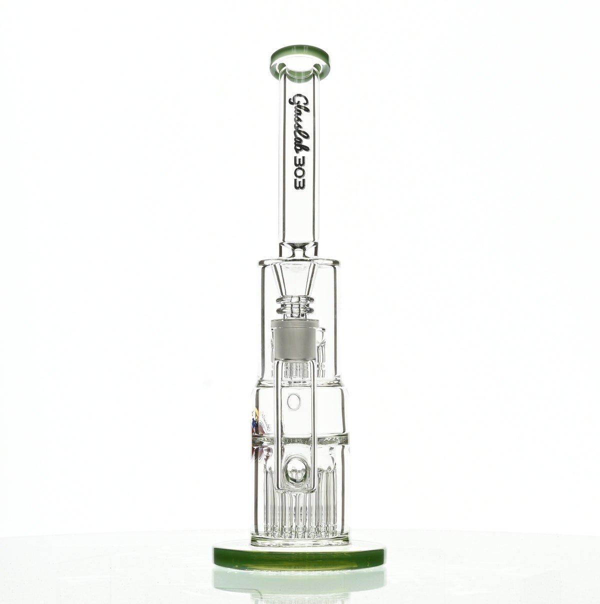 GLASSLAB 303 GLBCTR DARK GREEN ACCENTS - SSSS