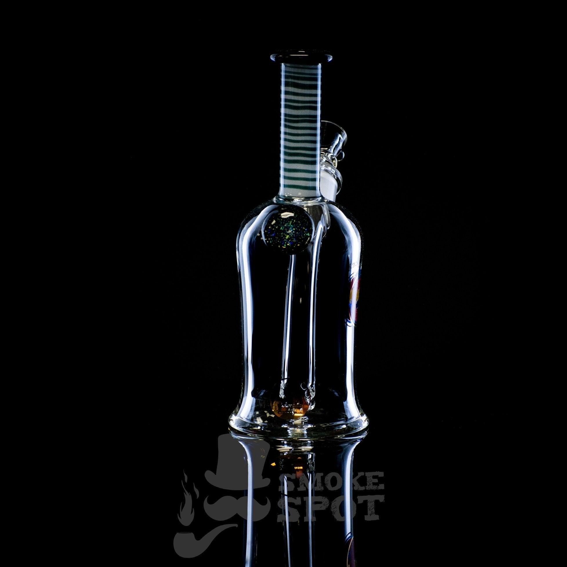 Glasslab 303 heady can 02 A Green White black mouth piece - Smoke Spot Smoke Shop