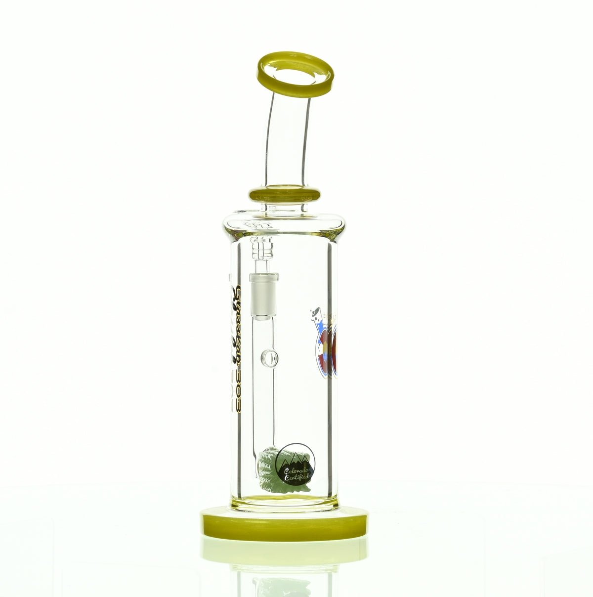 GLASSLAB 303 INLINE MATRIX CANARY ACCENTS - Smoke Spot Smoke Shop