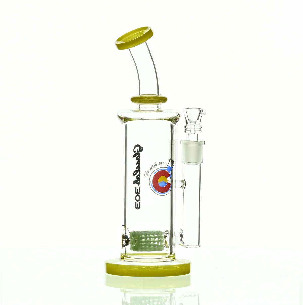 GLASSLAB 303 INLINE MATRIX CANARY ACCENTS - Smoke Spot Smoke Shop
