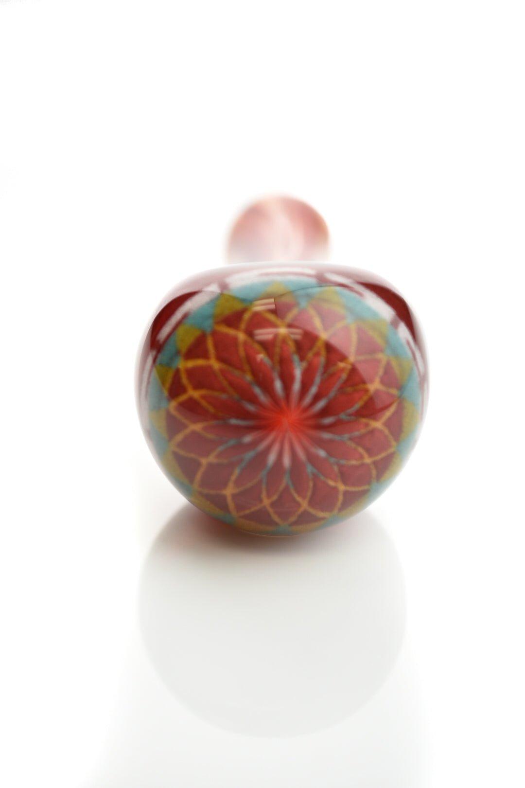 Hoffman Glass Aztek red - Smoke Spot Smoke Shop