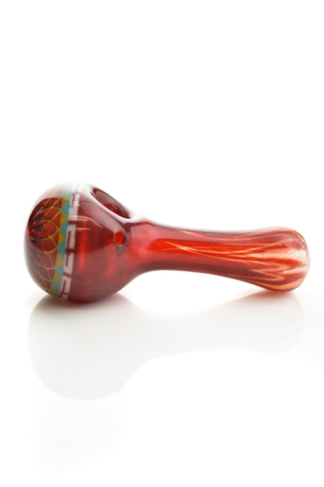 Hoffman Glass Aztek red - Smoke Spot Smoke Shop