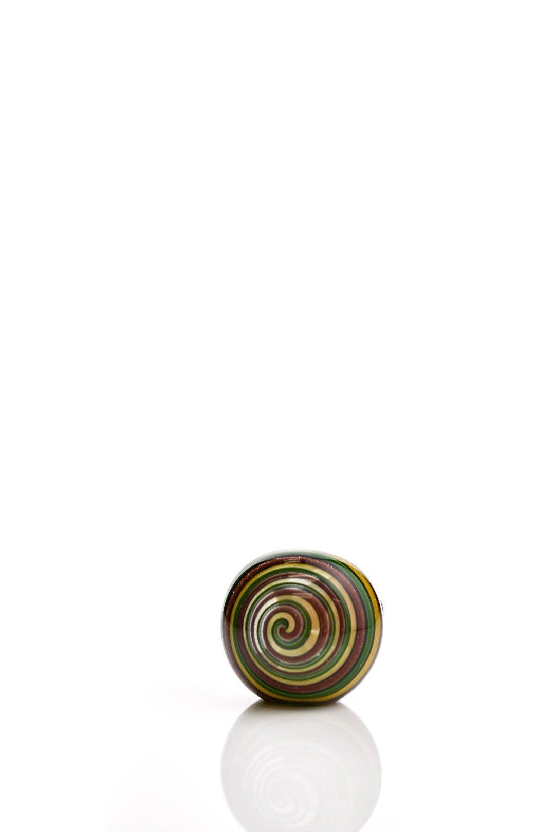 Hoffman glass twist red yellow green - Smoke Spot Smoke Shop