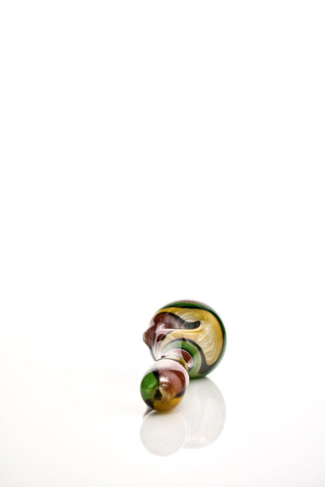 Hoffman glass twist red yellow green - Smoke Spot Smoke Shop