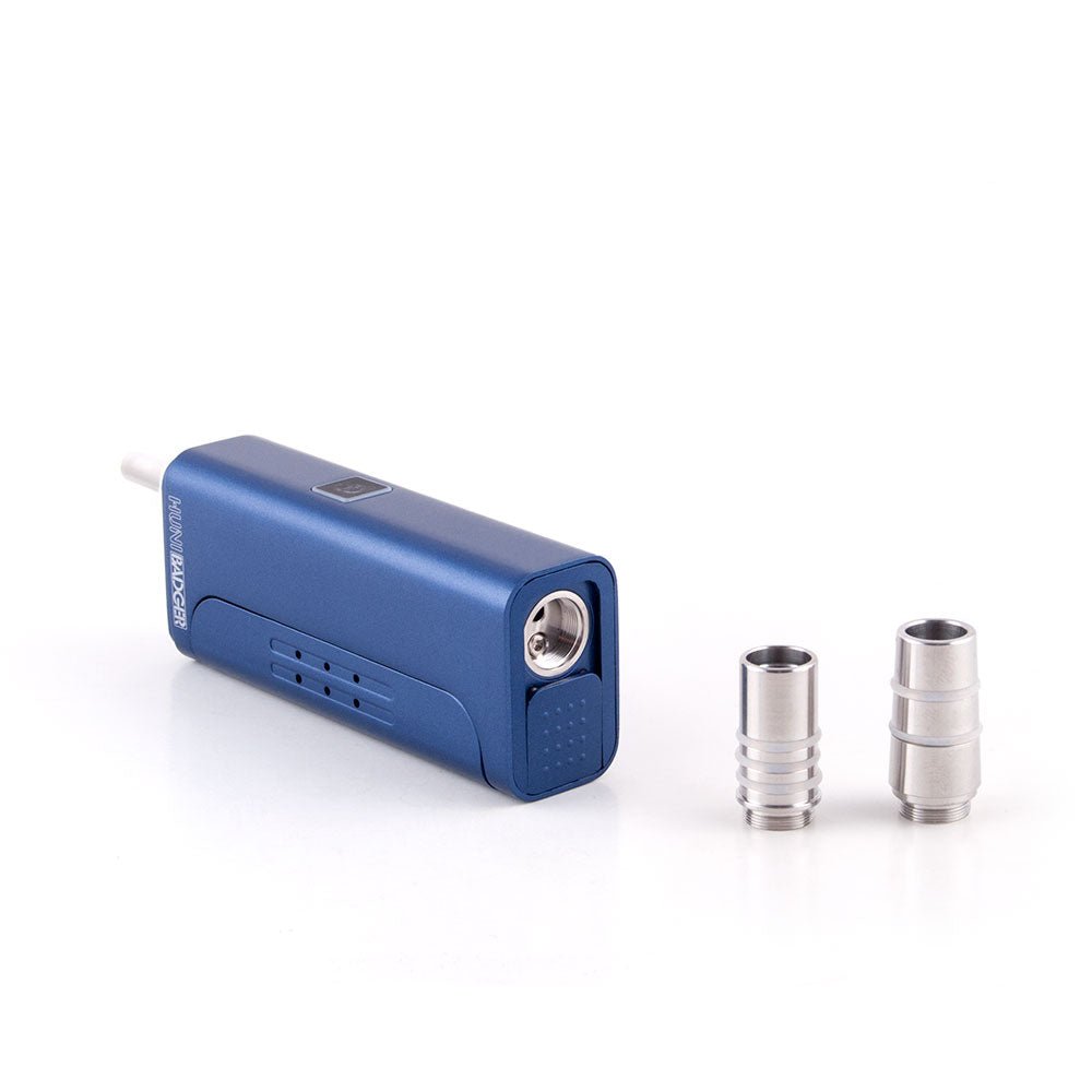 Huni Badger Kit portable dab rig Royal Blue - Smoke Spot Smoke Shop