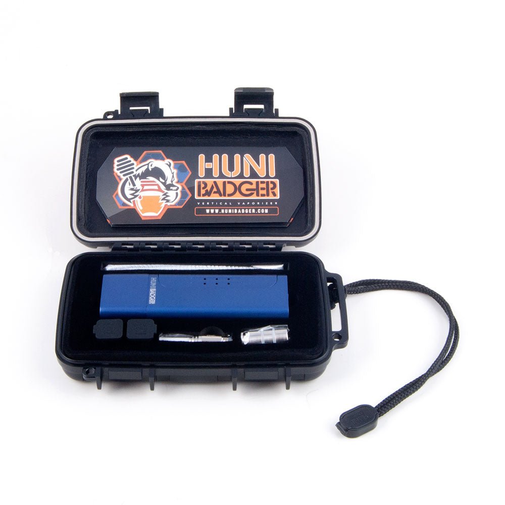 Huni Badger Kit portable dab rig Royal Blue - Smoke Spot Smoke Shop