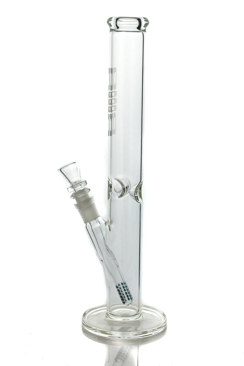 ILL Glass Straight 44 - mag 15" Green Downstemp - Smoke Spot Smoke Shop