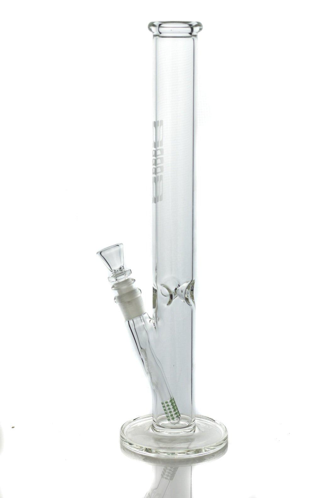 ILL Glass Straight 44 mag 17" Light Green Downstemp - Smoke Spot Smoke Shop