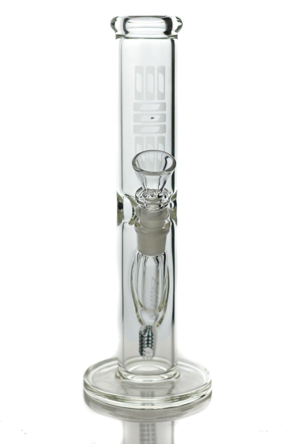ILL Glass Straight 50 - Large 12" Dark Green Downstemp - Smoke Spot Smoke Shop
