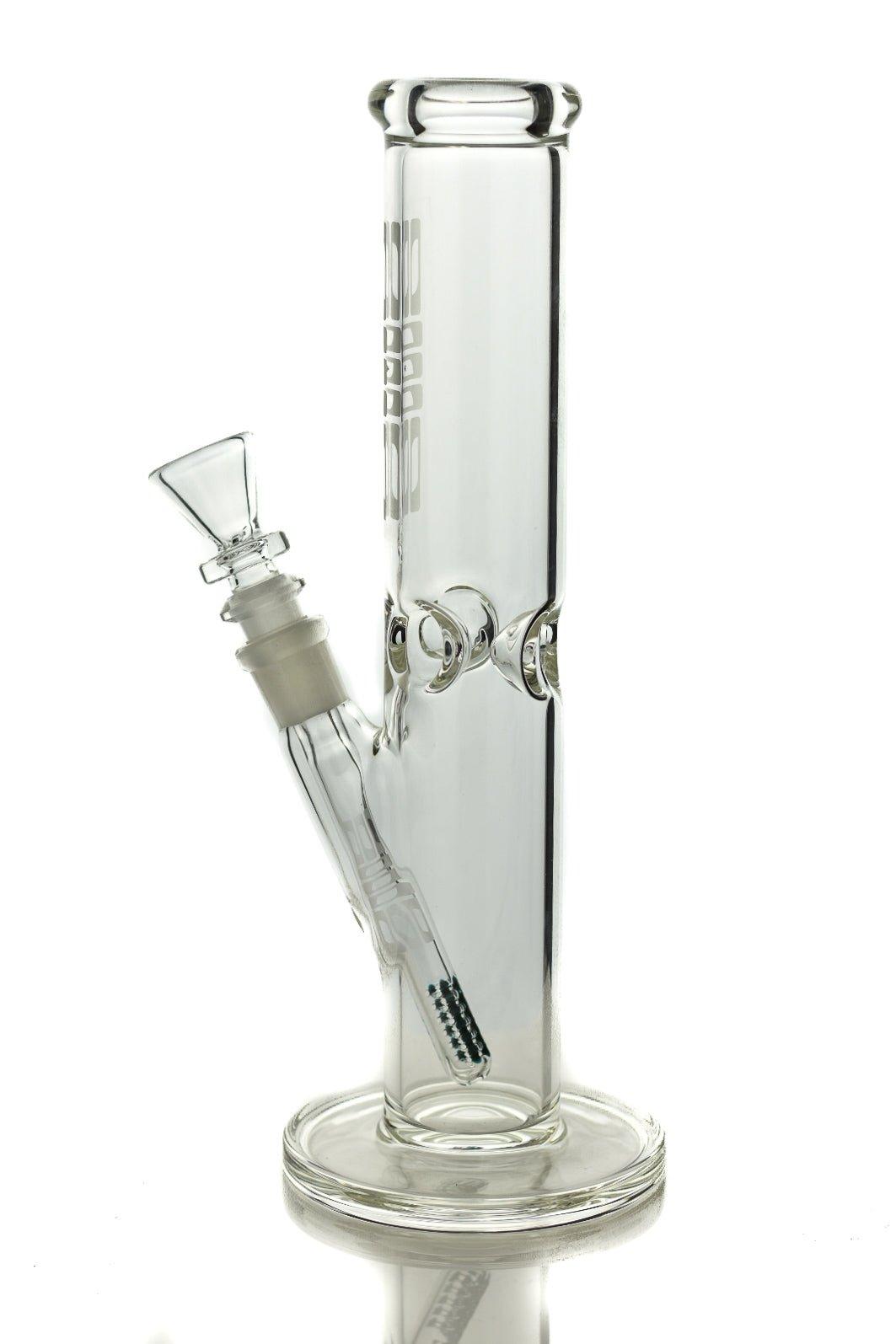 ILL Glass Straight 50 - Large 12" Dark Green Downstemp - Smoke Spot Smoke Shop