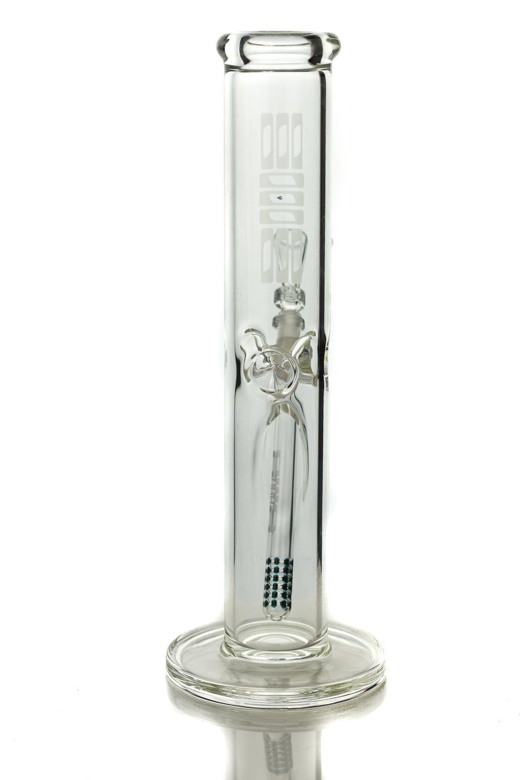 ILL Glass Straight 50 - Large 12" Dark Green Downstemp - Smoke Spot Smoke Shop