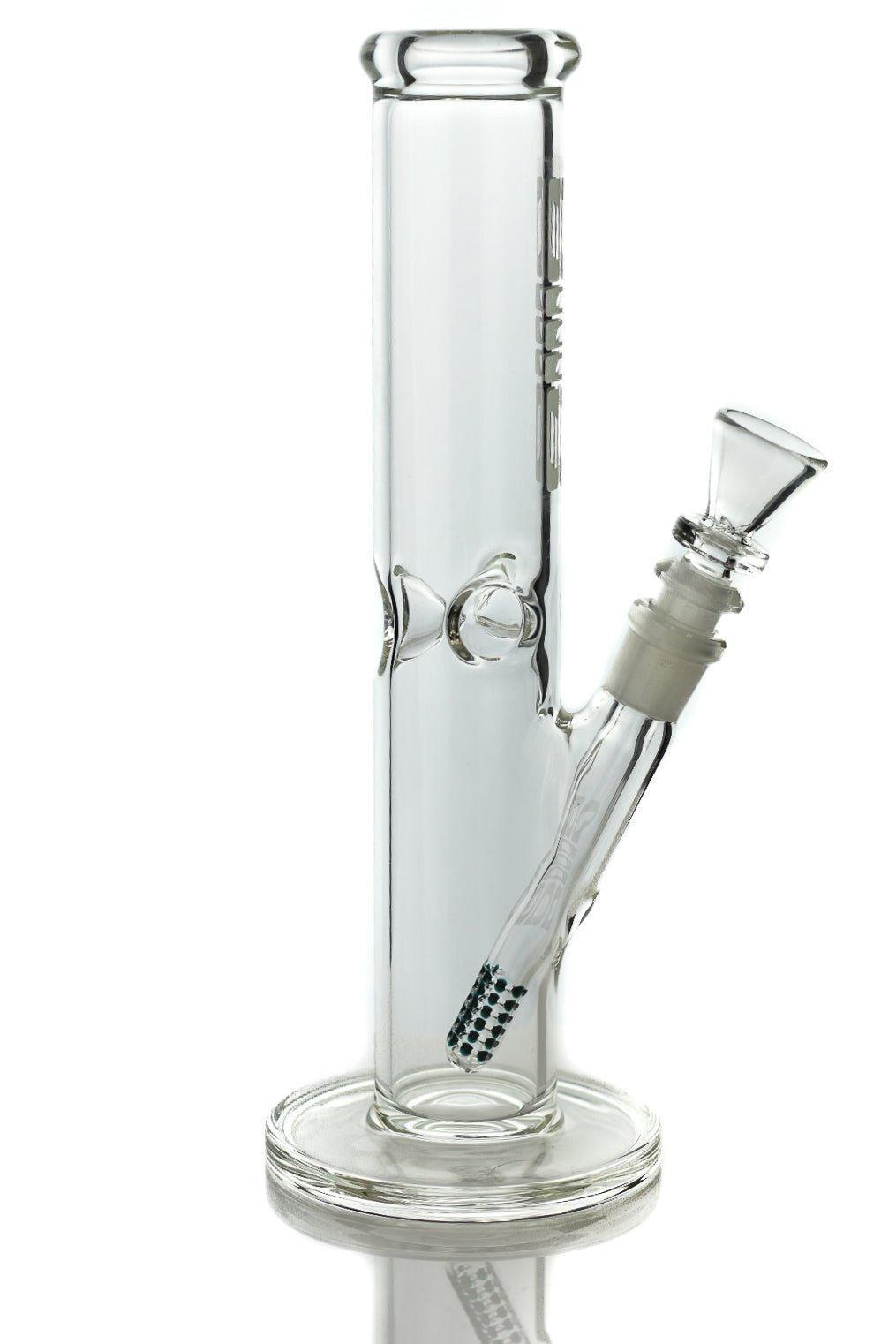 ILL Glass Straight 50 - Large 12" Dark Green Downstemp - Smoke Spot Smoke Shop