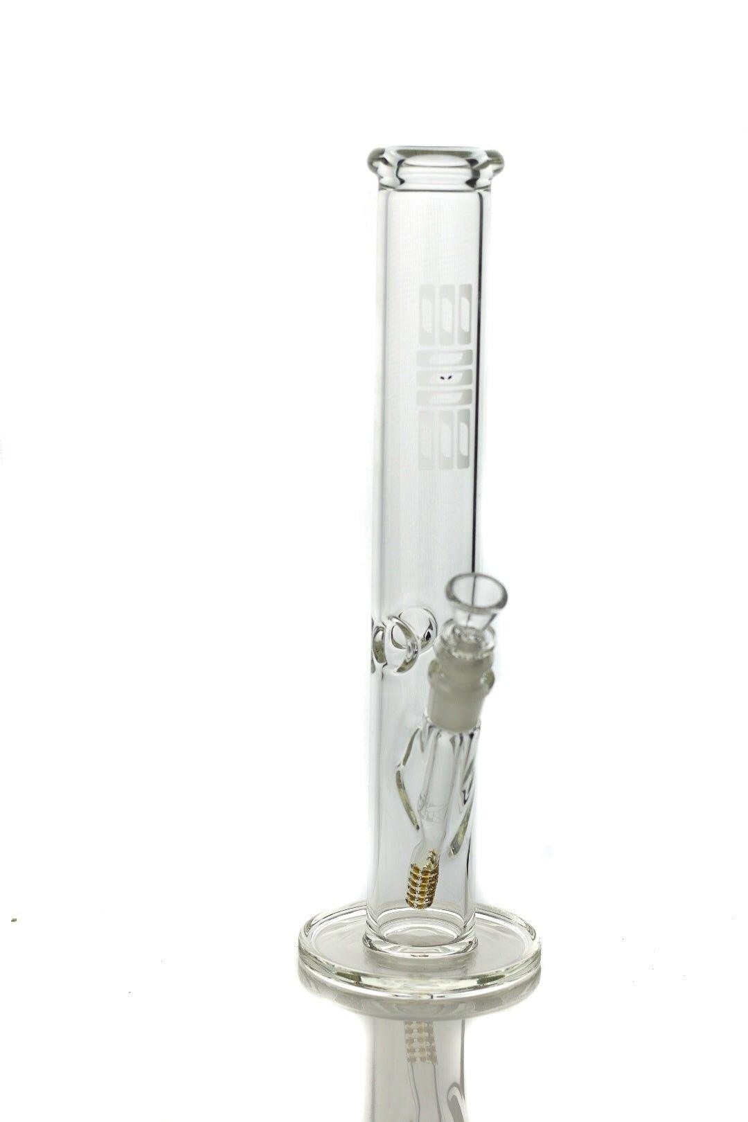 ILL Glass Straight 50 - Large 15" Honey colored Downstemp - Smoke Spot Smoke Shop