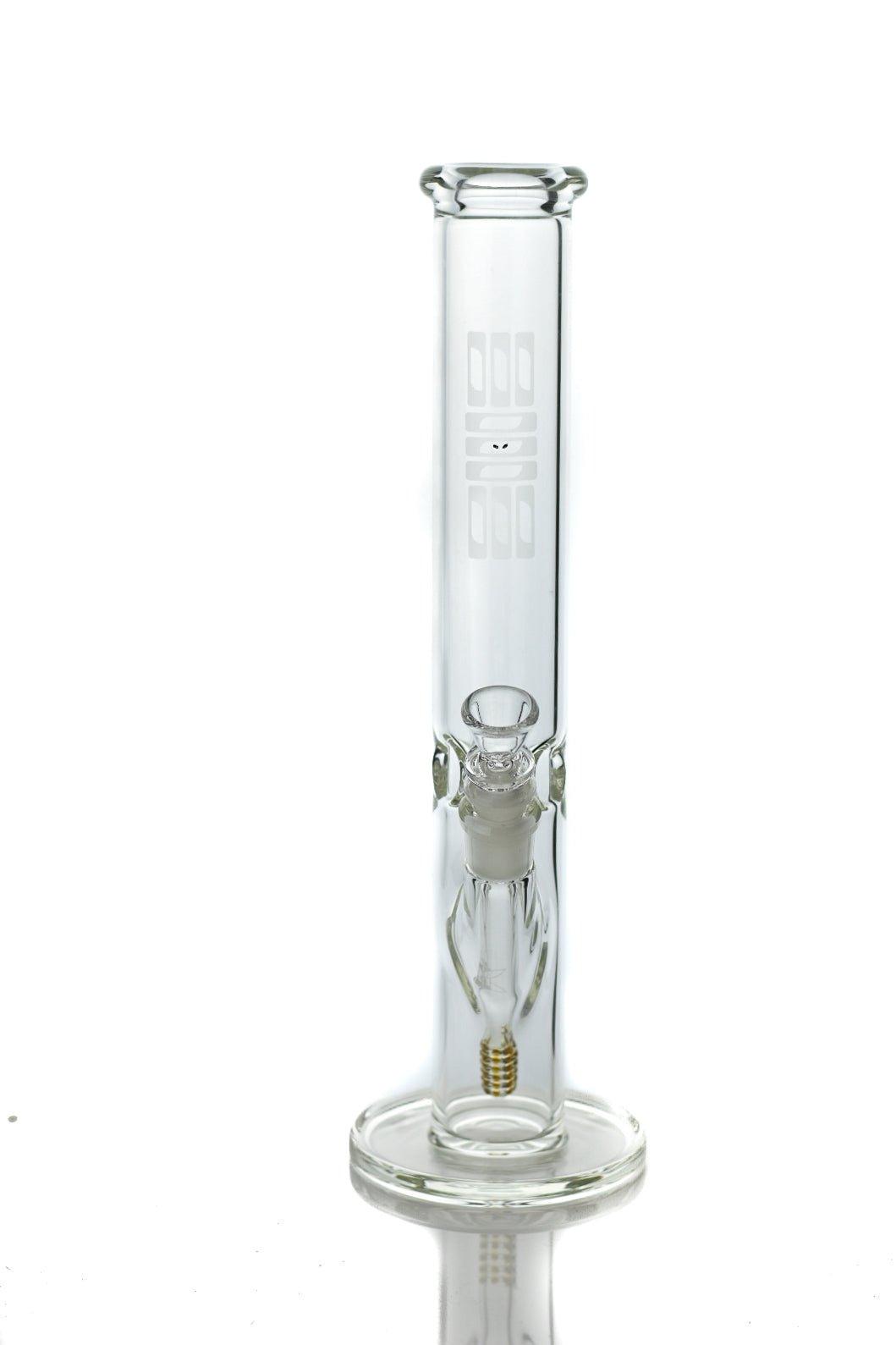 ILL Glass Straight 50 - Large 15" Honey colored Downstemp - Smoke Spot Smoke Shop