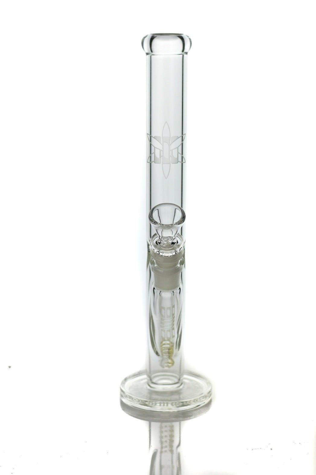 ILL Glass Straight Slim - Special 12" Yellow Downstemp - Smoke Spot Smoke Shop