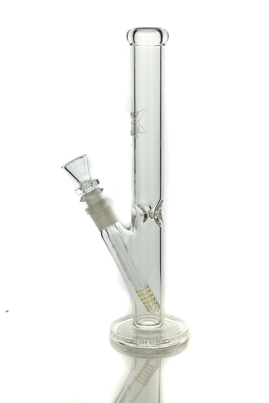 ILL Glass Straight Slim - Special 12" Yellow Downstemp - Smoke Spot Smoke Shop