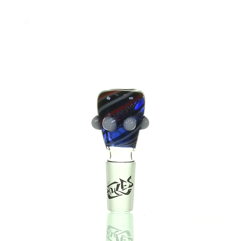 INFERNO GLASS WORKED 14MM BOWL PIECE 102 - SSSS