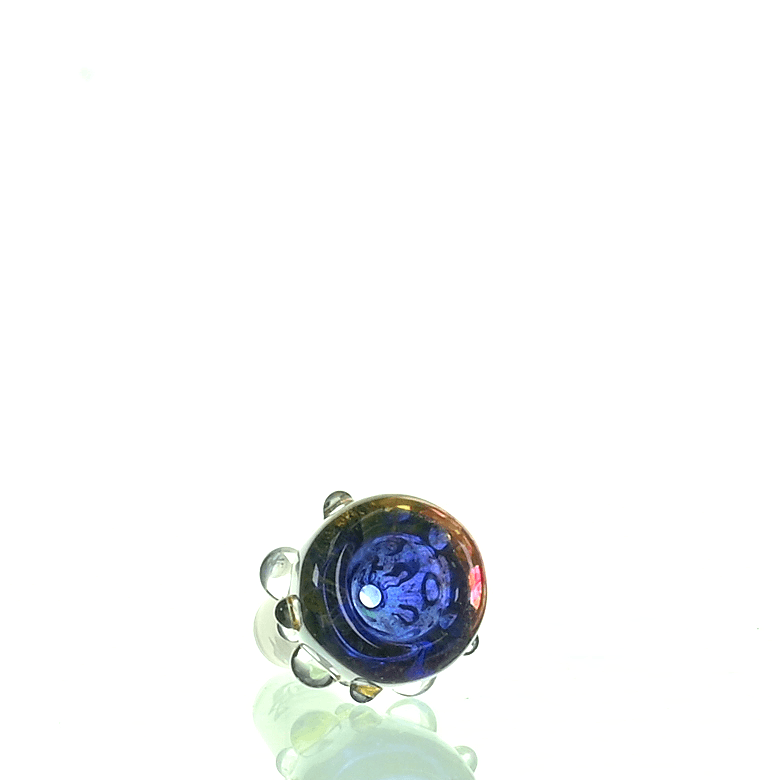 INFERNO GLASS WORKED 14MM BOWL PIECE 104 - SSSS