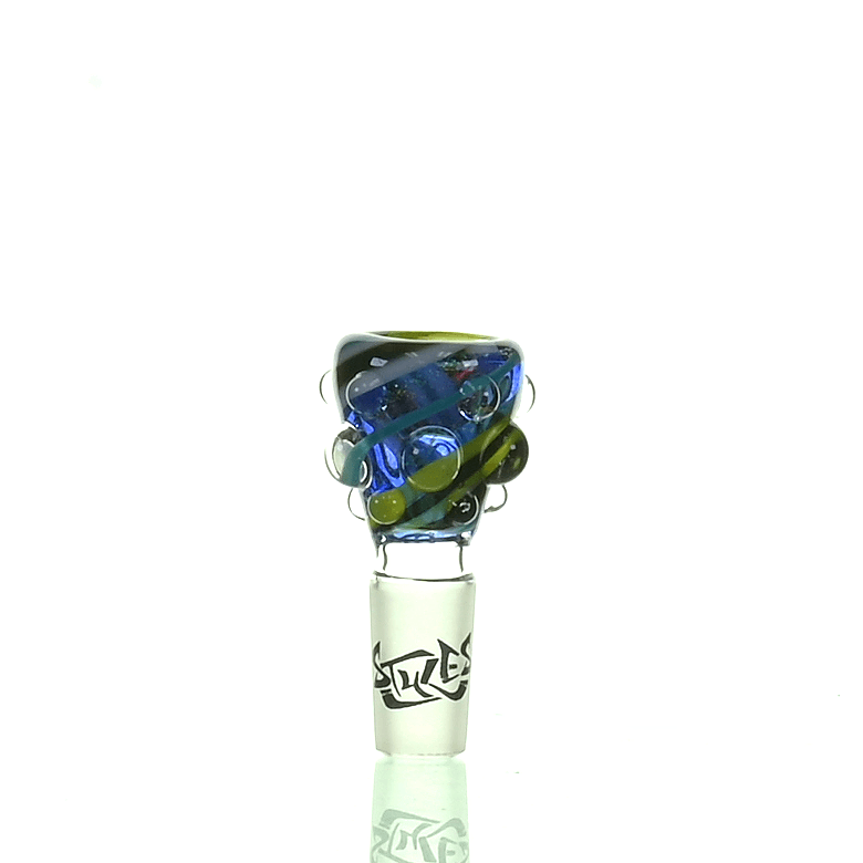 INFERNO GLASS WORKED 14MM BOWL PIECE 105 - SSSS