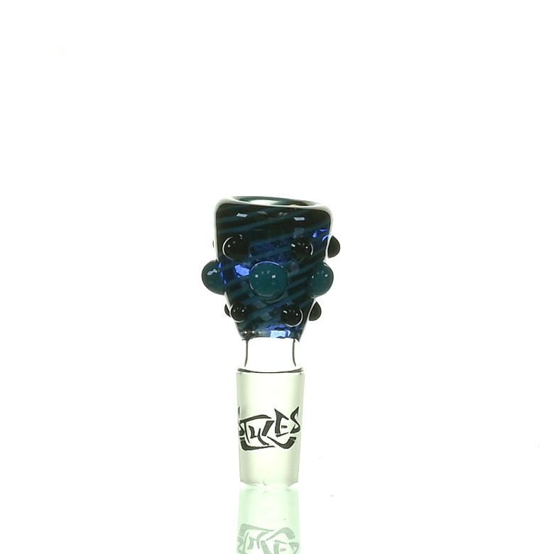 INFERNO GLASS WORKED 14MM BOWL PIECE 106 - SSSS
