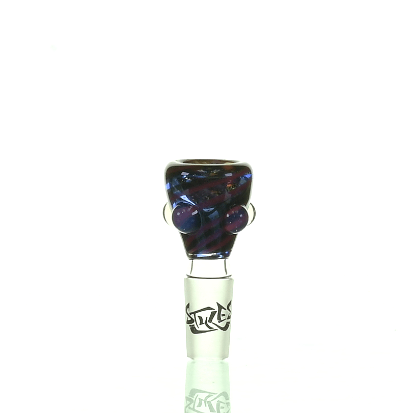 INFERNO GLASS WORKED 14MM BOWL PIECE 111 - SSSS