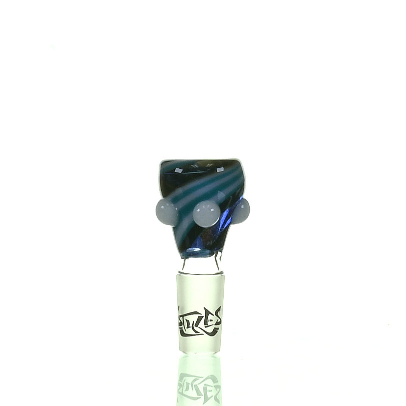 INFERNO GLASS WORKED 14MM BOWL PIECE 112 - SSSS