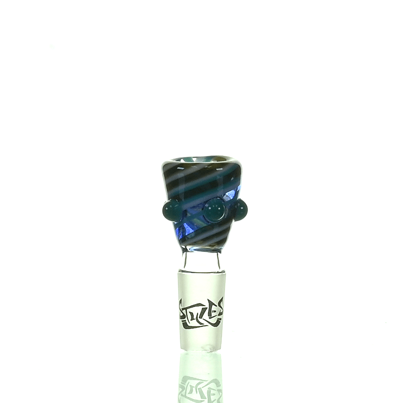 INFERNO GLASS WORKED 14MM BOWL PIECE 116 - SSSS