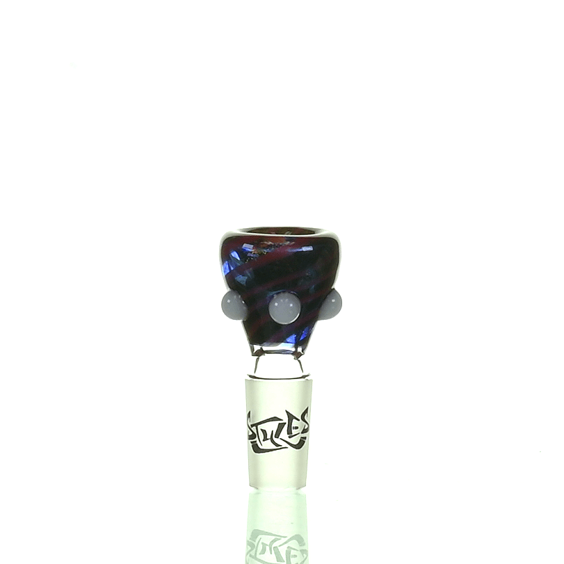 INFERNO GLASS WORKED 14MM BOWL PIECE 118 - SSSS
