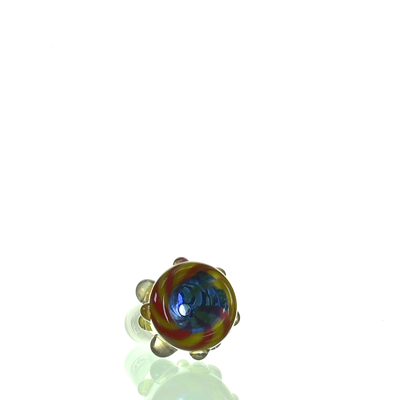 INFERNO GLASS WORKED 14MM BOWL PIECE 119 - SSSS