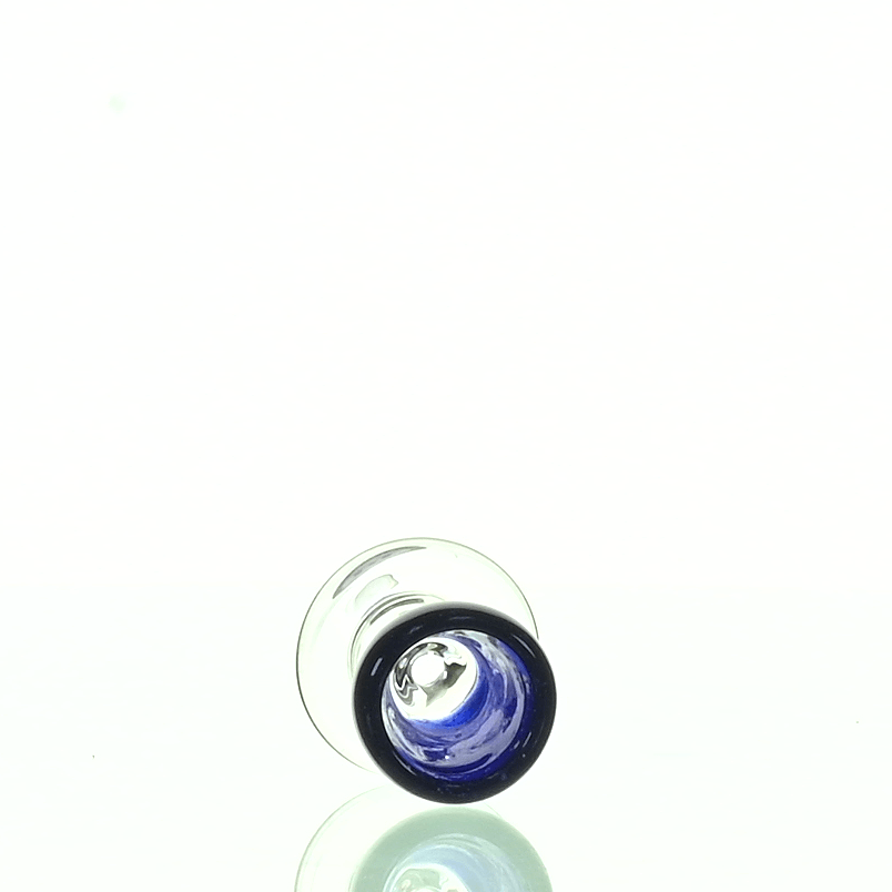 JOE MADIGAN 18MM BLUE W/WHITE DOT FUNNEL BOWL - SSSS