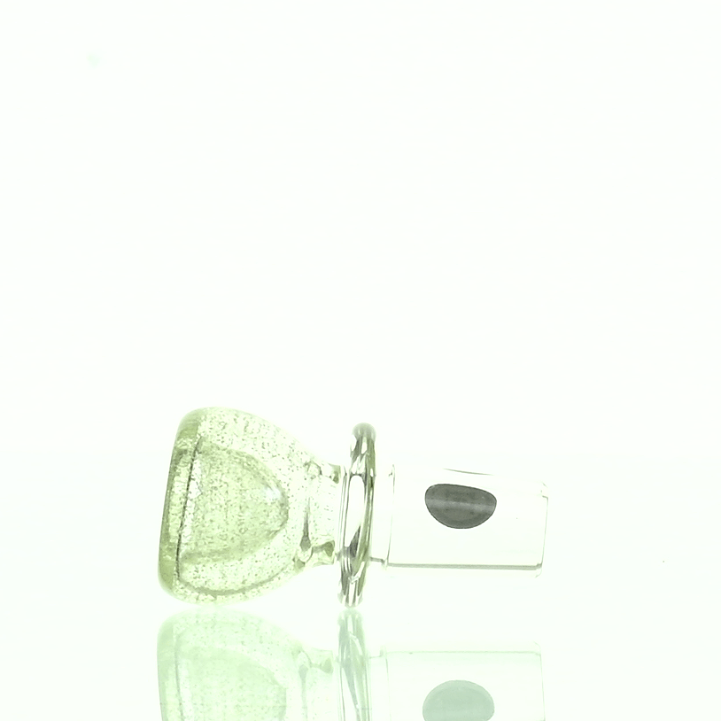 Close-up of Joe Madigan 18mm Illuminati UV Round Bowl with vibrant UV design