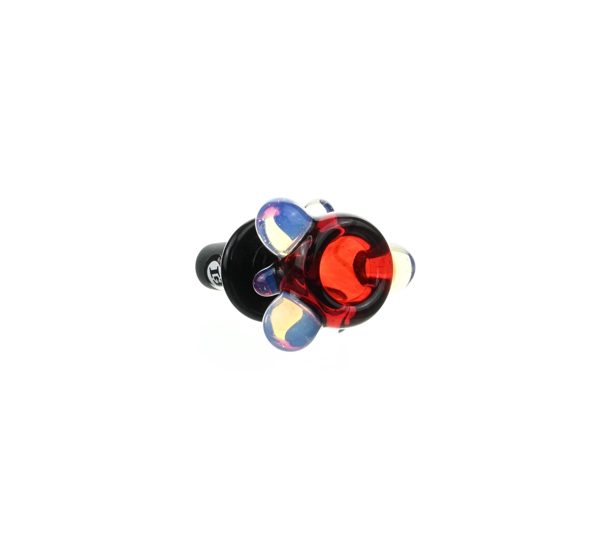 Joe Madigan Colored Bowl Stardust red Secrete white Dots - Smoke Spot Smoke Shop