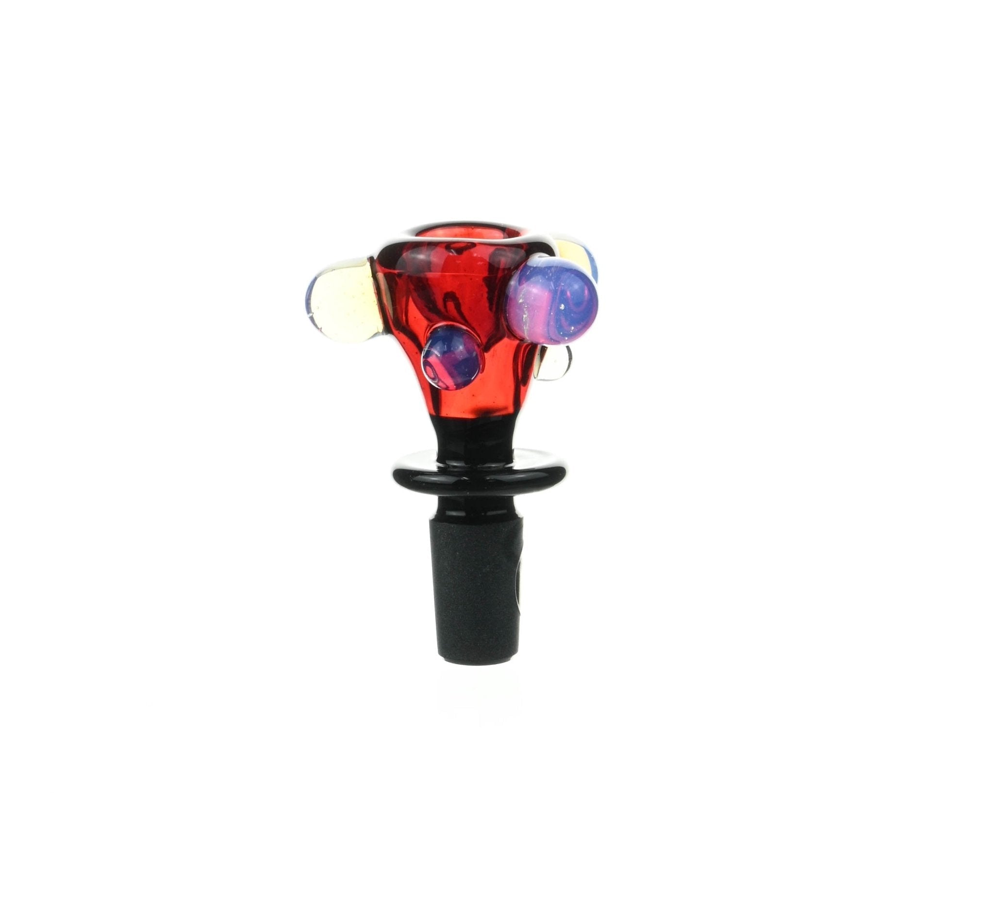 Joe Madigan Colored Bowl Stardust red Secrete white Dots - Smoke Spot Smoke Shop