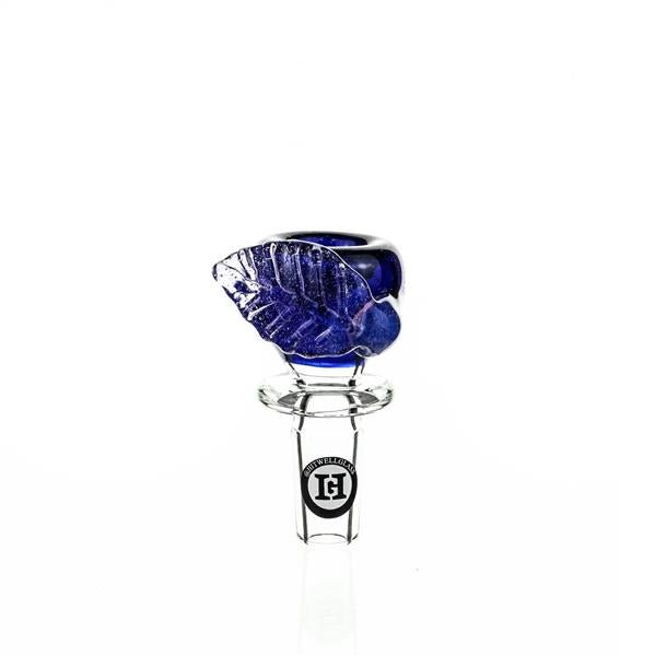 Joe Madigan Dark Blue bowl Lollipop leaf - Smoke Spot Smoke Shop