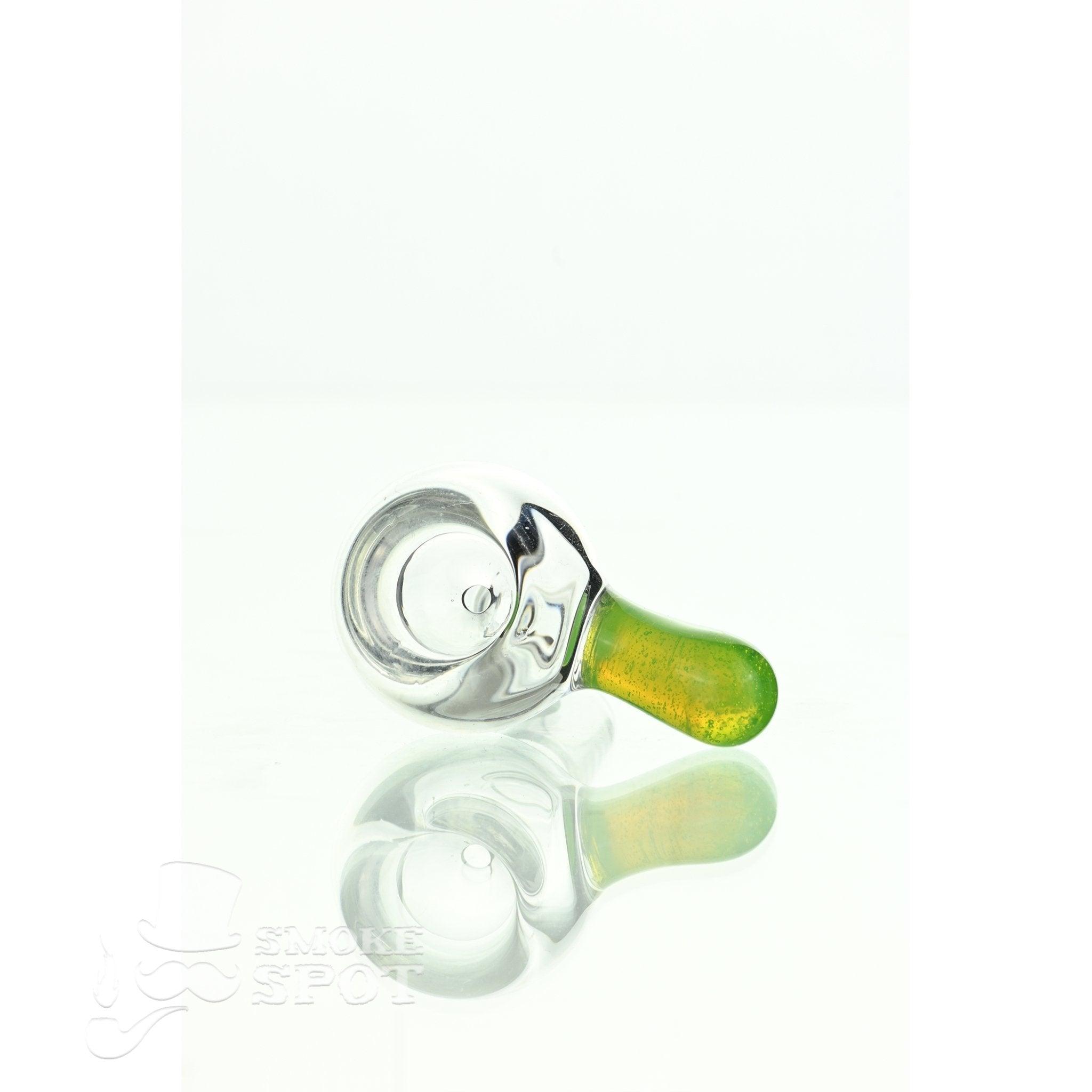 Joe Madigan dry herb slide 14 mm slime green handle full product view