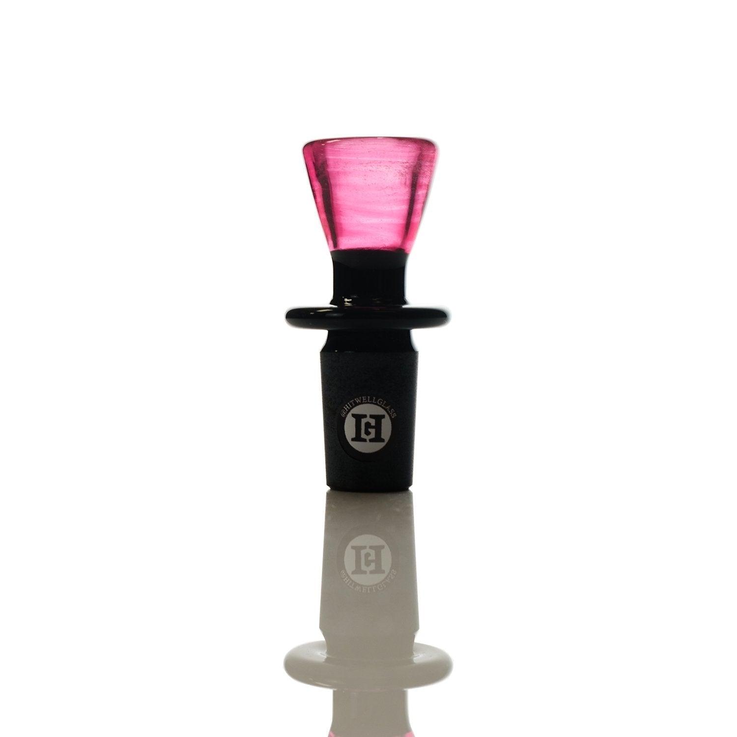 Joe Madigan Pink Funnel Bowl black fitting 18 mm - Smoke Spot Smoke Shop
