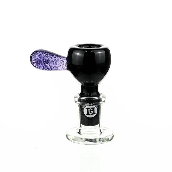 Joe Madigan round black bowl lollipop handle - Smoke Spot Smoke Shop
