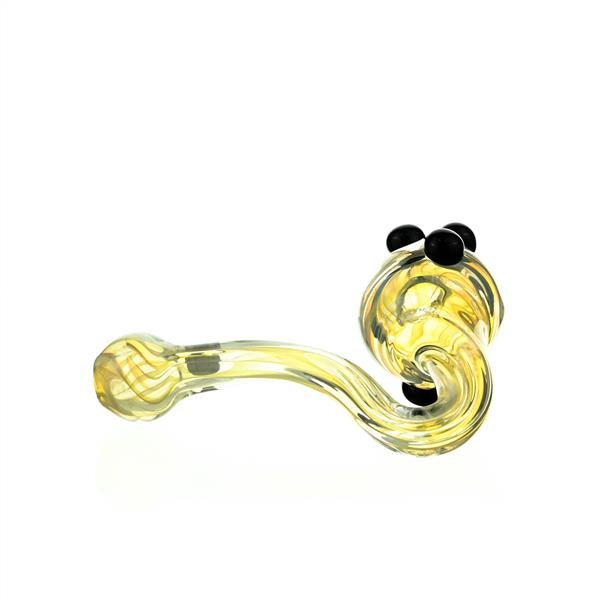 Joe Madigan Sherlock Blue Dots Gold fumed - Smoke Spot Smoke Shop