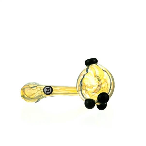 Joe Madigan Sherlock Green Dots Gold fumed - Smoke Spot Smoke Shop